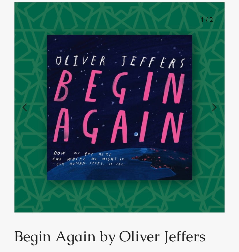 BEGIN AGAIN, Oliver Jeffers