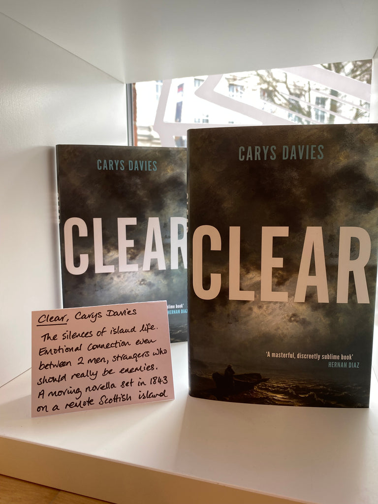 Clear, Carys Davies ( hardback March 2024)