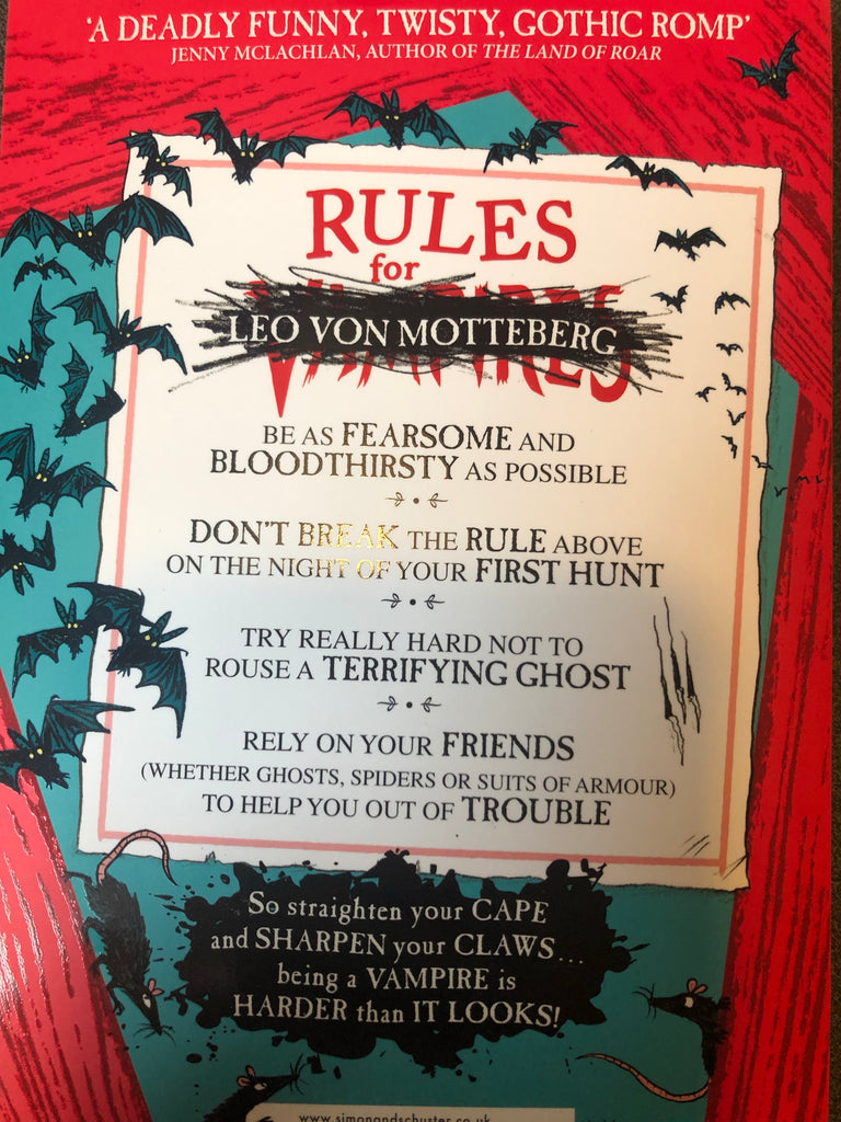 Rules For Vampires , Alex Foulkes ( PB, Sept 2021)