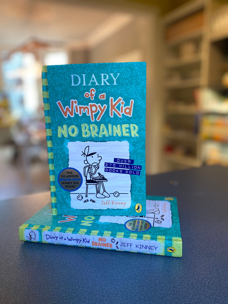 Diary of a Wimpy Kid, No Brainer ( Jeff Kinney, hardback Oct 2023)
