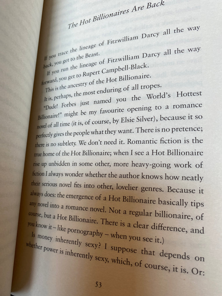 In Love with Love : The Persistence and Joy of Romantic Fiction by Ella Risbridger ( hardback Nov 25)