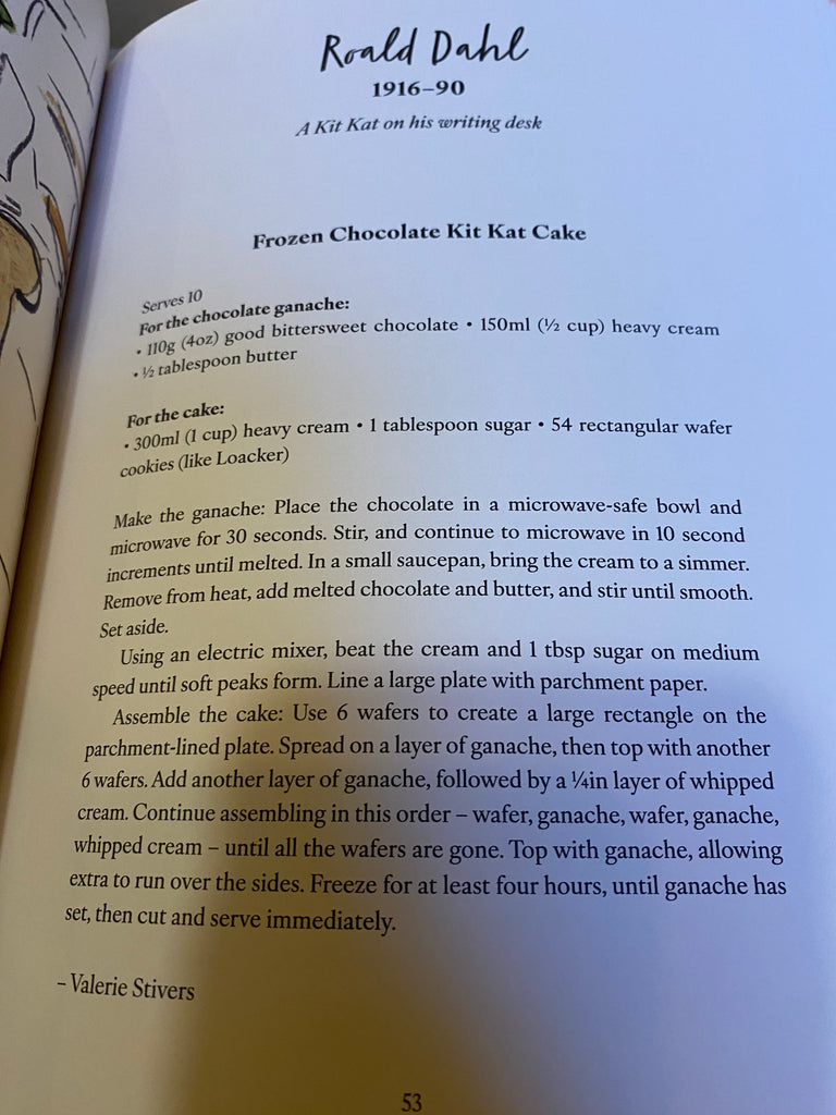 The Writer's Table : Famous authors and their favourite recipes by Valerie Stivers