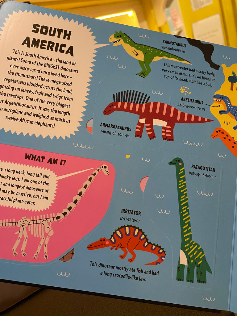 My first Lift The Flap Dinosaur ( Lonely Planet, Oct 2025)