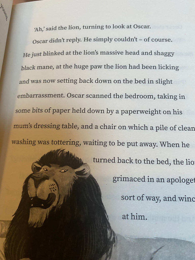 Oscar’s Lion,  Adam Baron ( hardback Oct 2023)
