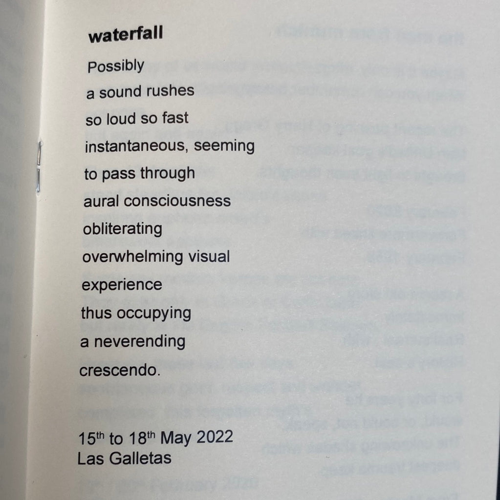 Earth / Air / Water Kieran O’Malley ( pamphlets)