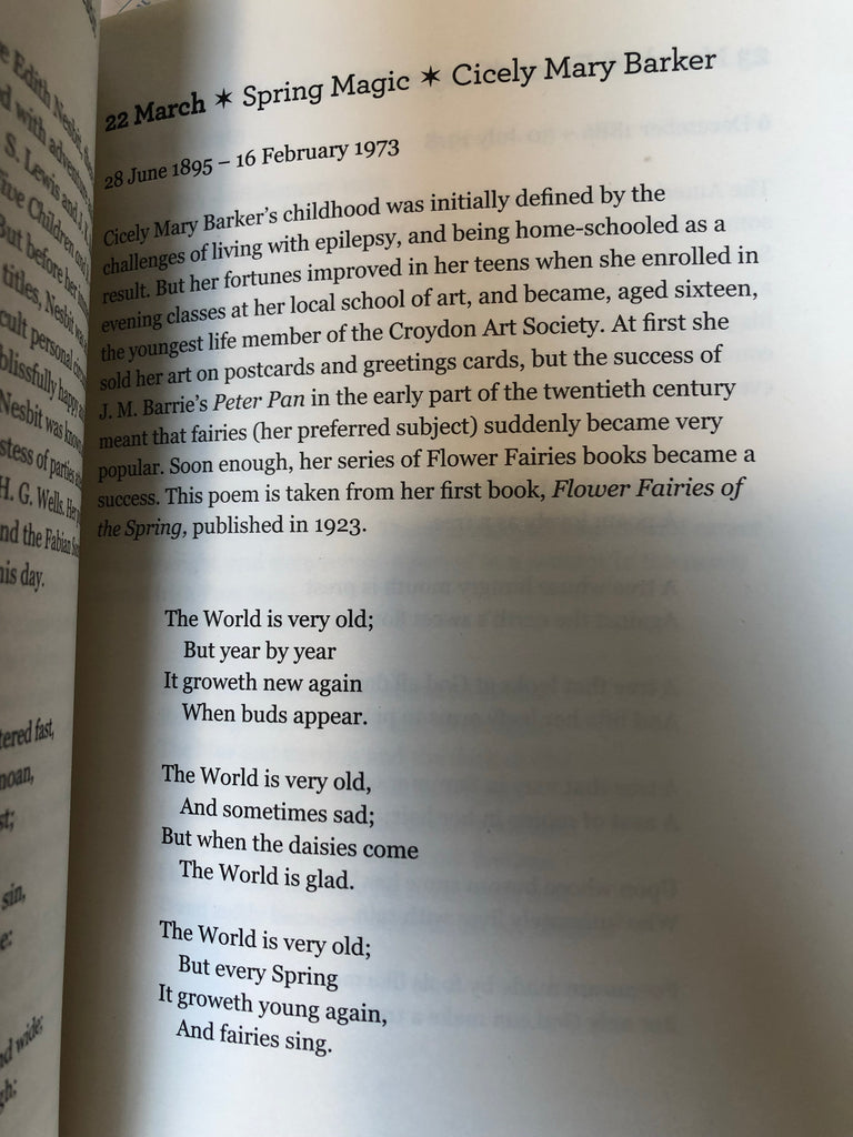 A Poet For Every Day of the Year, ed Allie Esiri ( hardback Sept 2021)