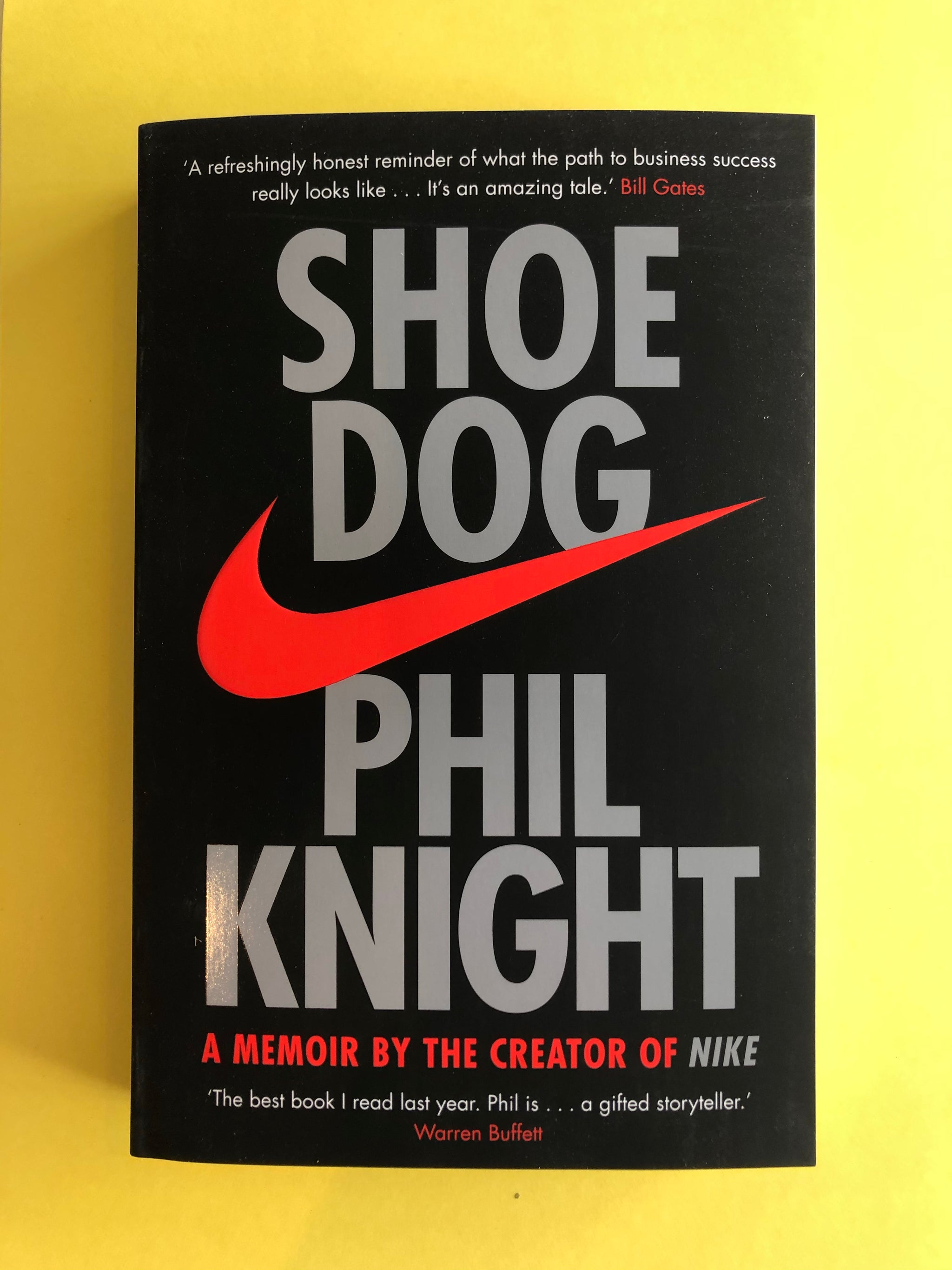 Shoe Dog, Phil Knight (PAPERBACK, 2018) – Books Paper Scissors